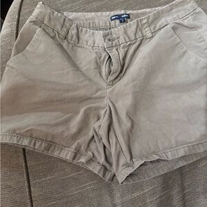 GAP Tan Bermuda Shorts Elastic Waist Lightweight